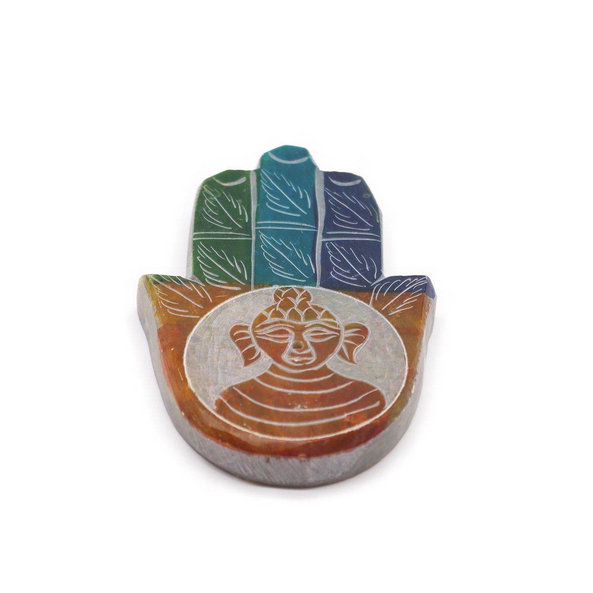 Soapstone Hamsa Incense Holder – Buddha