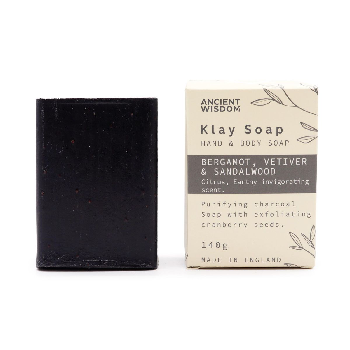 Klay Soap – Bergamot & Sandalwood
