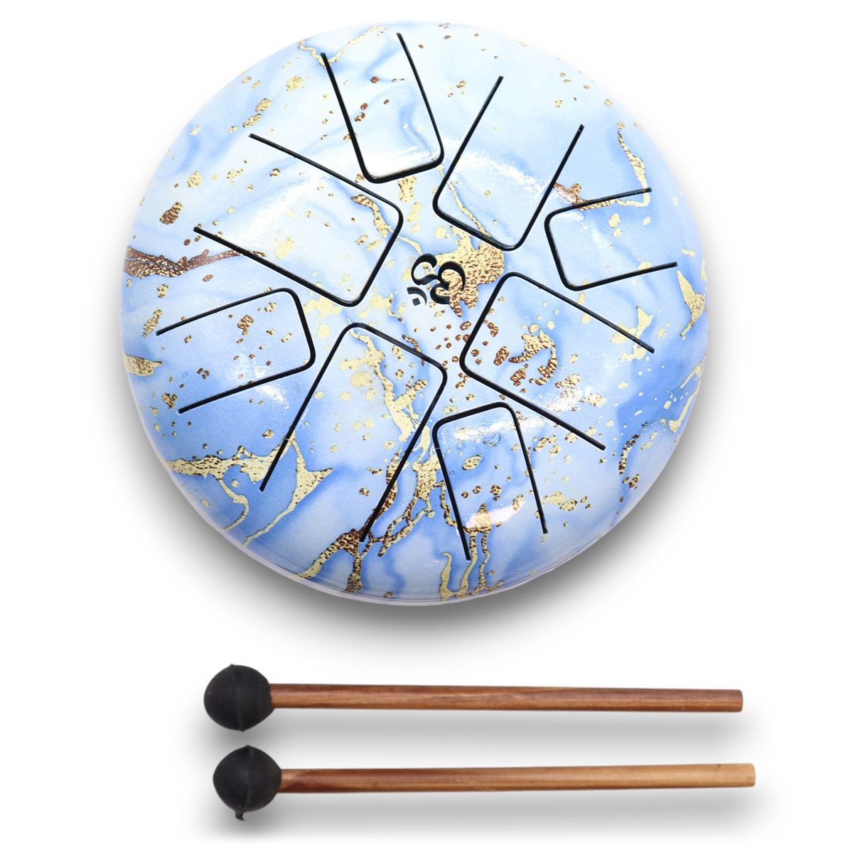 Happy Drum Tongue Drum – Blue Sky Om, 18cm