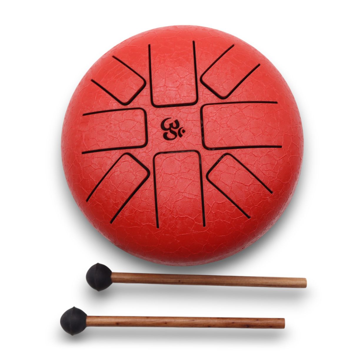 Happy Drum Tongue Drum – Om Red, 16cm
