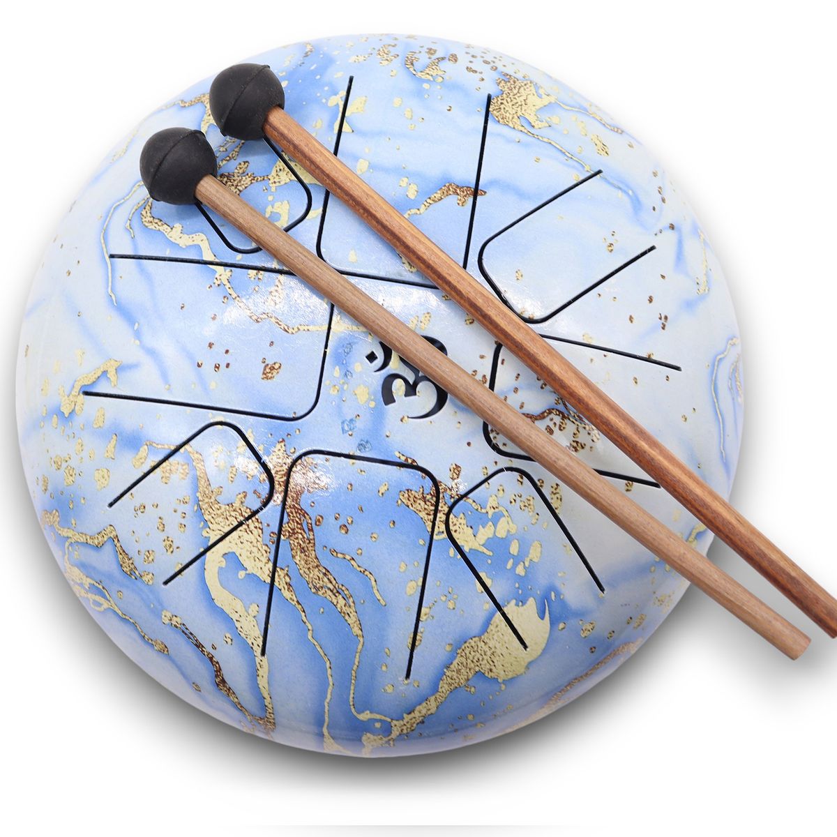 Happy Drum Tongue Drum – Blue Sky, 22 x 18cm