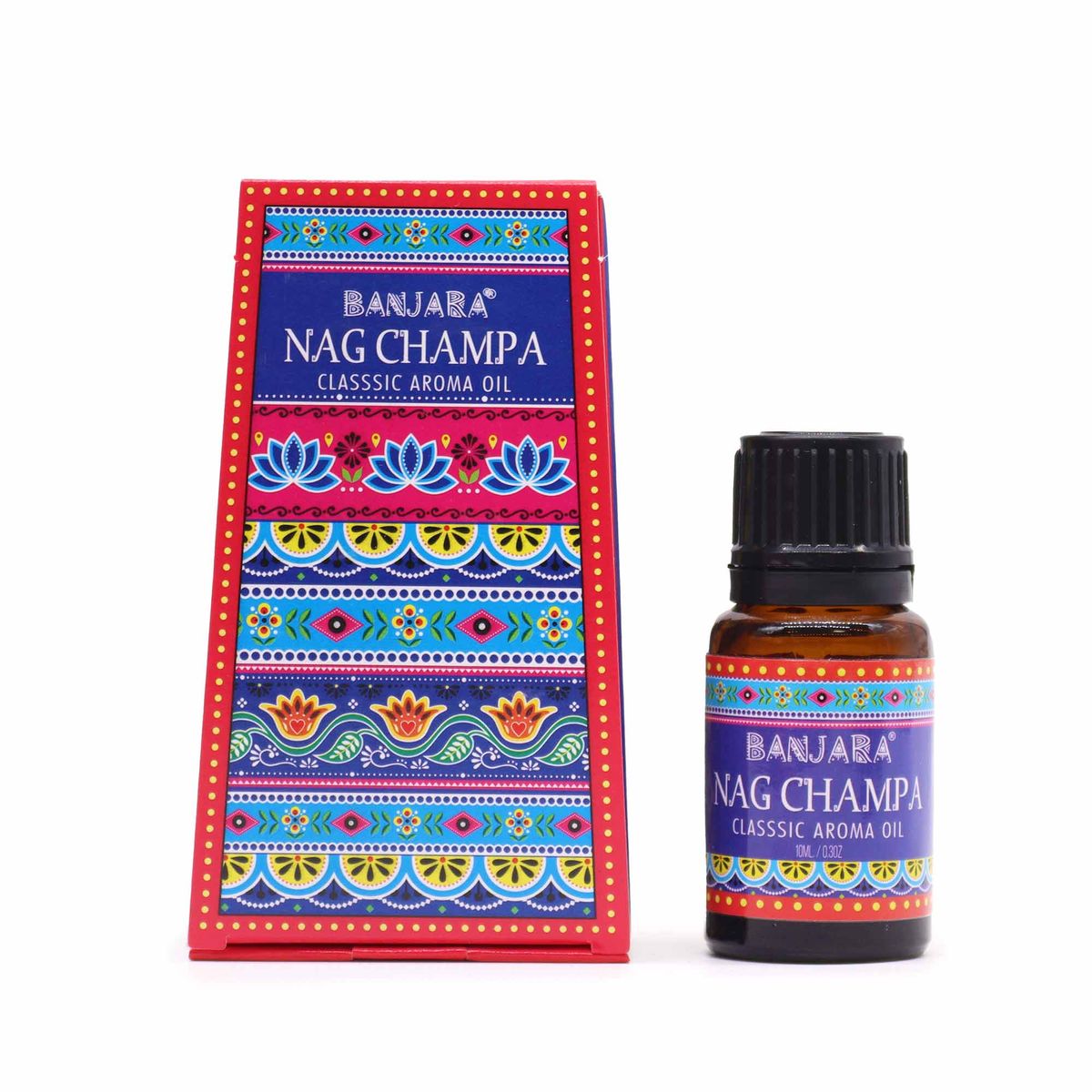 Banjara Indian Fragrance Oil – Nag Champa, 10ml