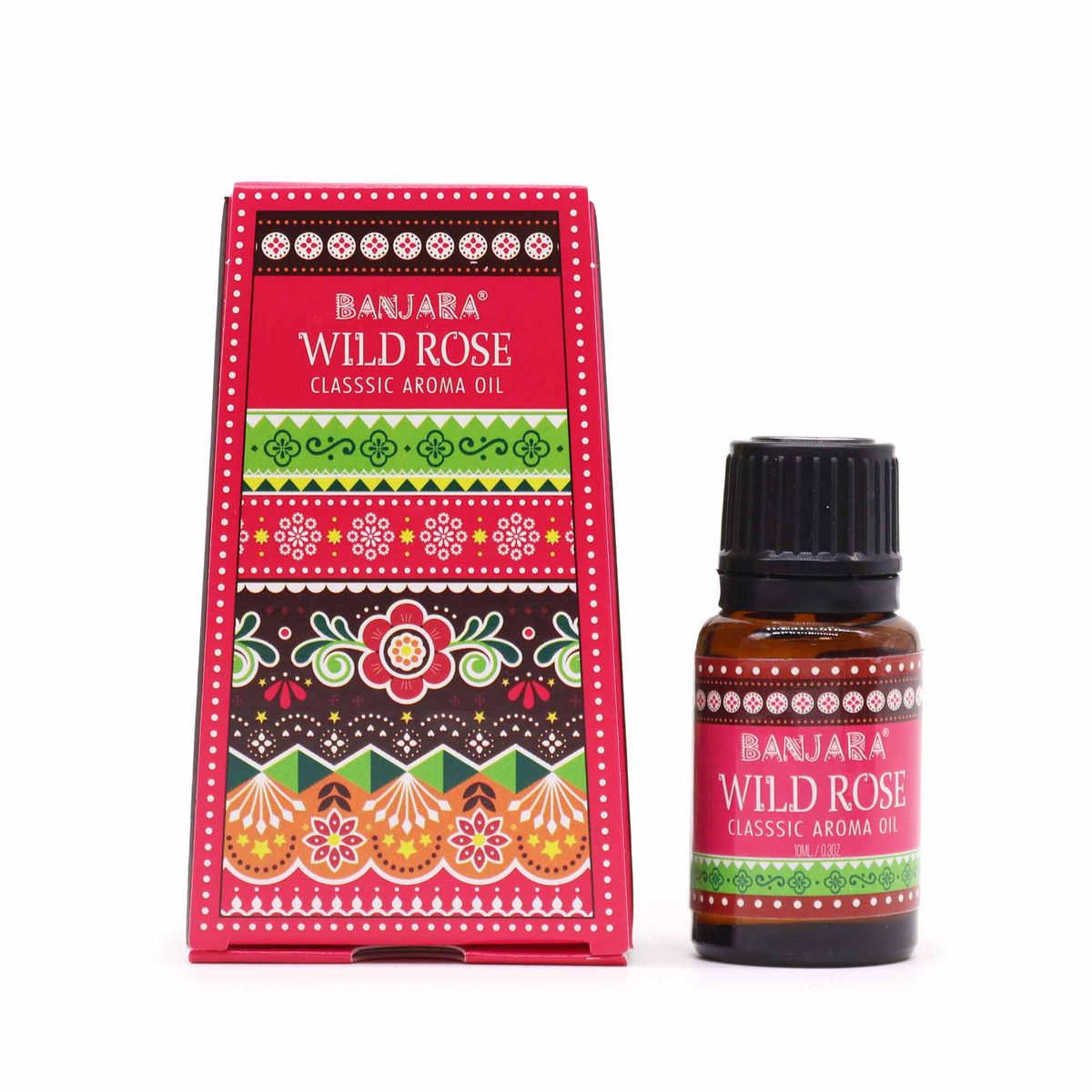 Banjara Indian Fragrance Oil – Wild Rose, 10ml