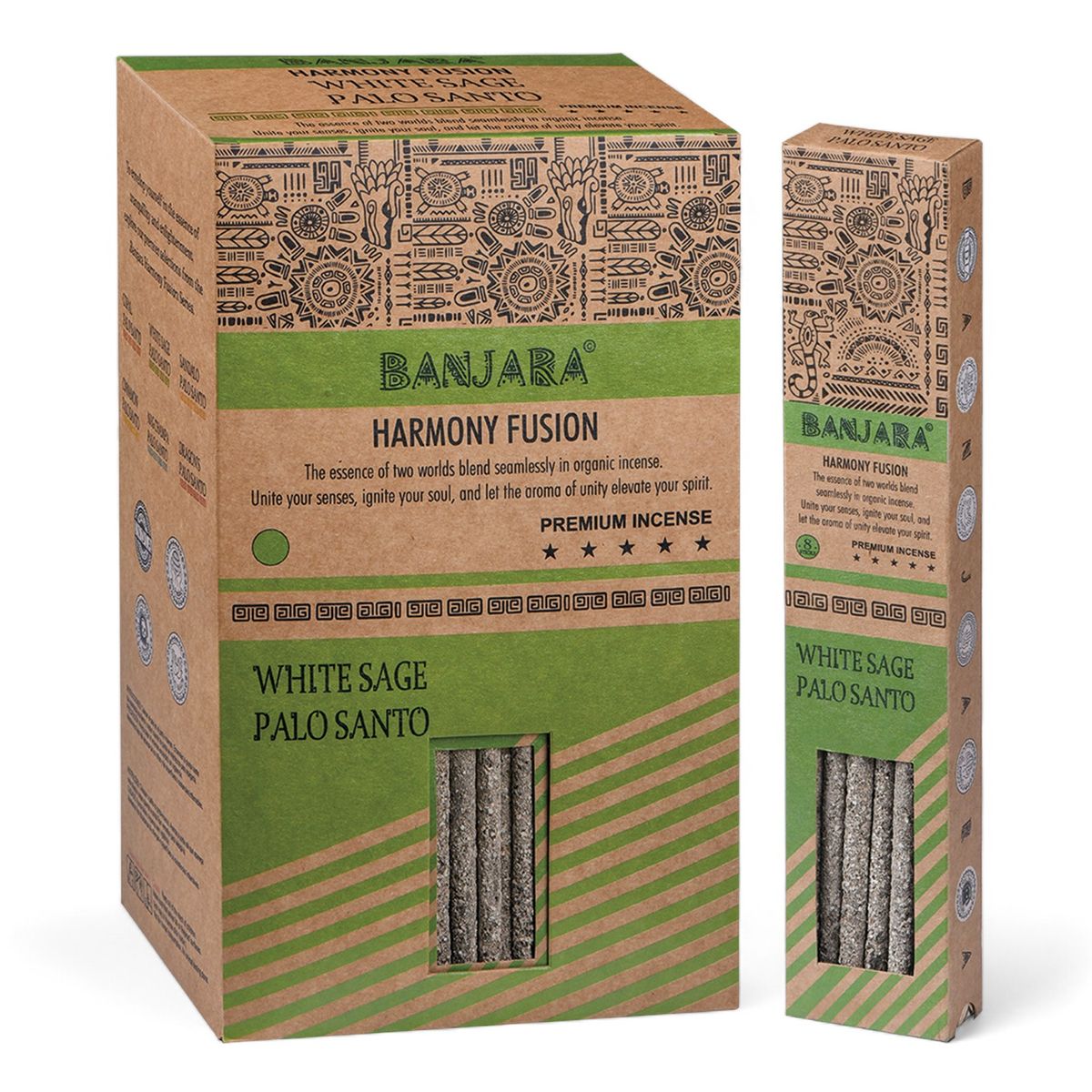 Banjara Palo Santo Smudge Sticks – White Sage