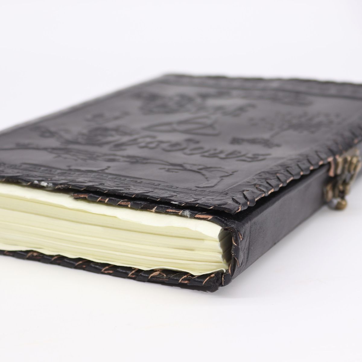 Large Book of Shadows – Black, 200 Deckle-Edged Pages