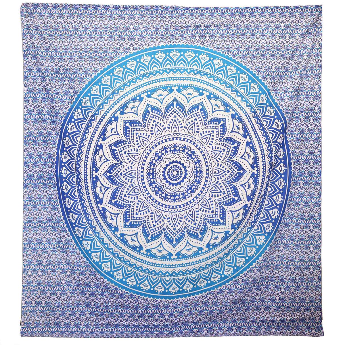 Umrao Mandala Wall Hanging / Beach Spread – Blue