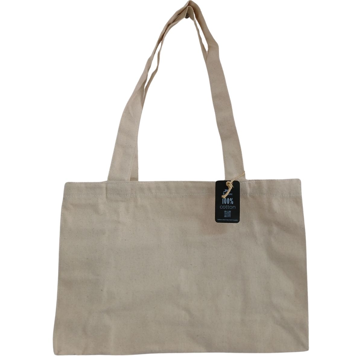 Cotton Canvas Handy Bag – Natural
