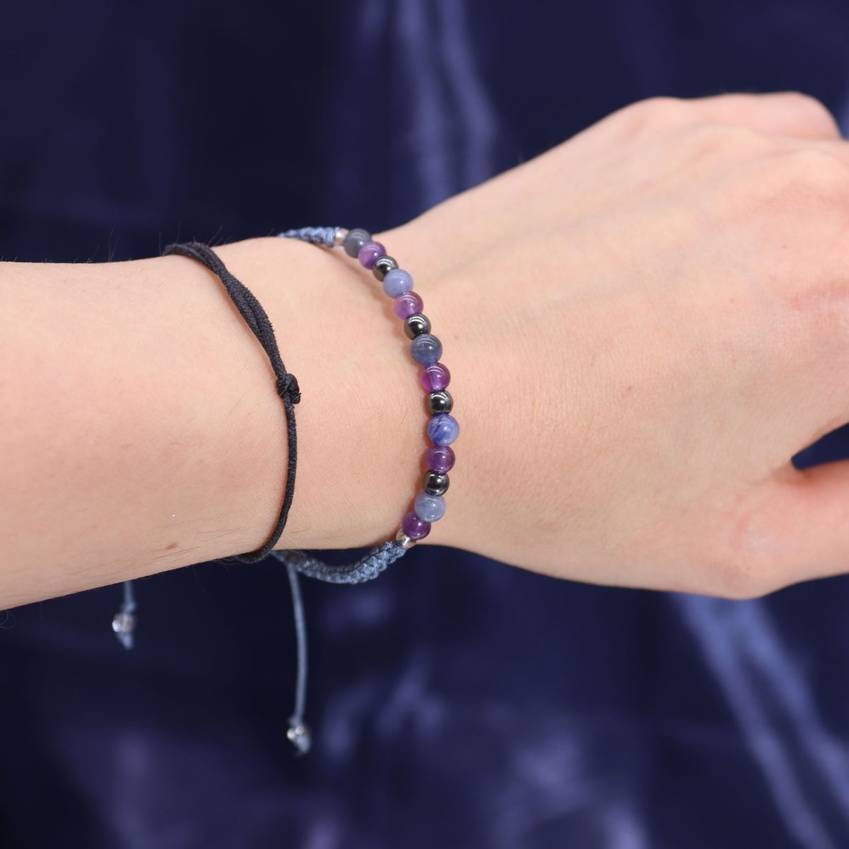 Zodiac Crystal Candle with Gemstone Bracelet – Sagittarius