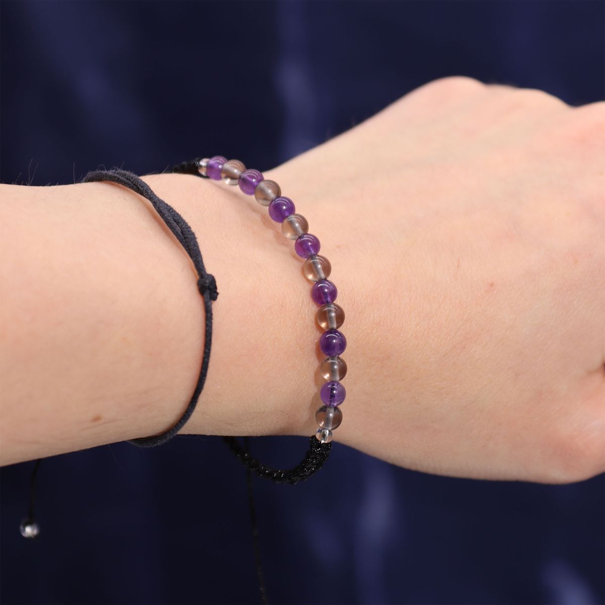 Zodiac Crystal Candle with Gemstone Bracelet – Capricorn
