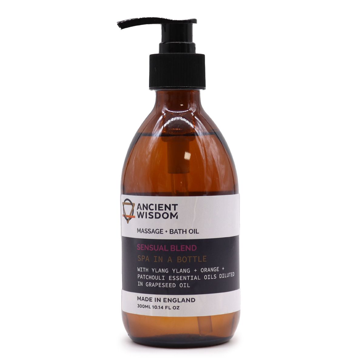 Aromatherapy Massage & Bath Oil – Sensual, 300ml
