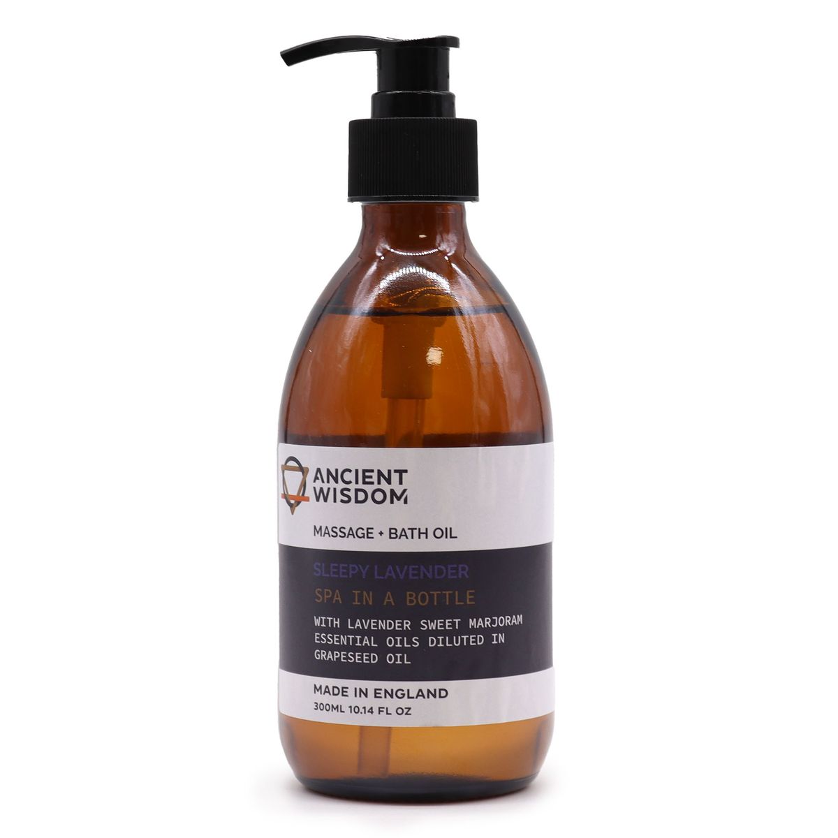 Aromatherapy Massage & Bath Oil – Sleepy Lavender, 300ml