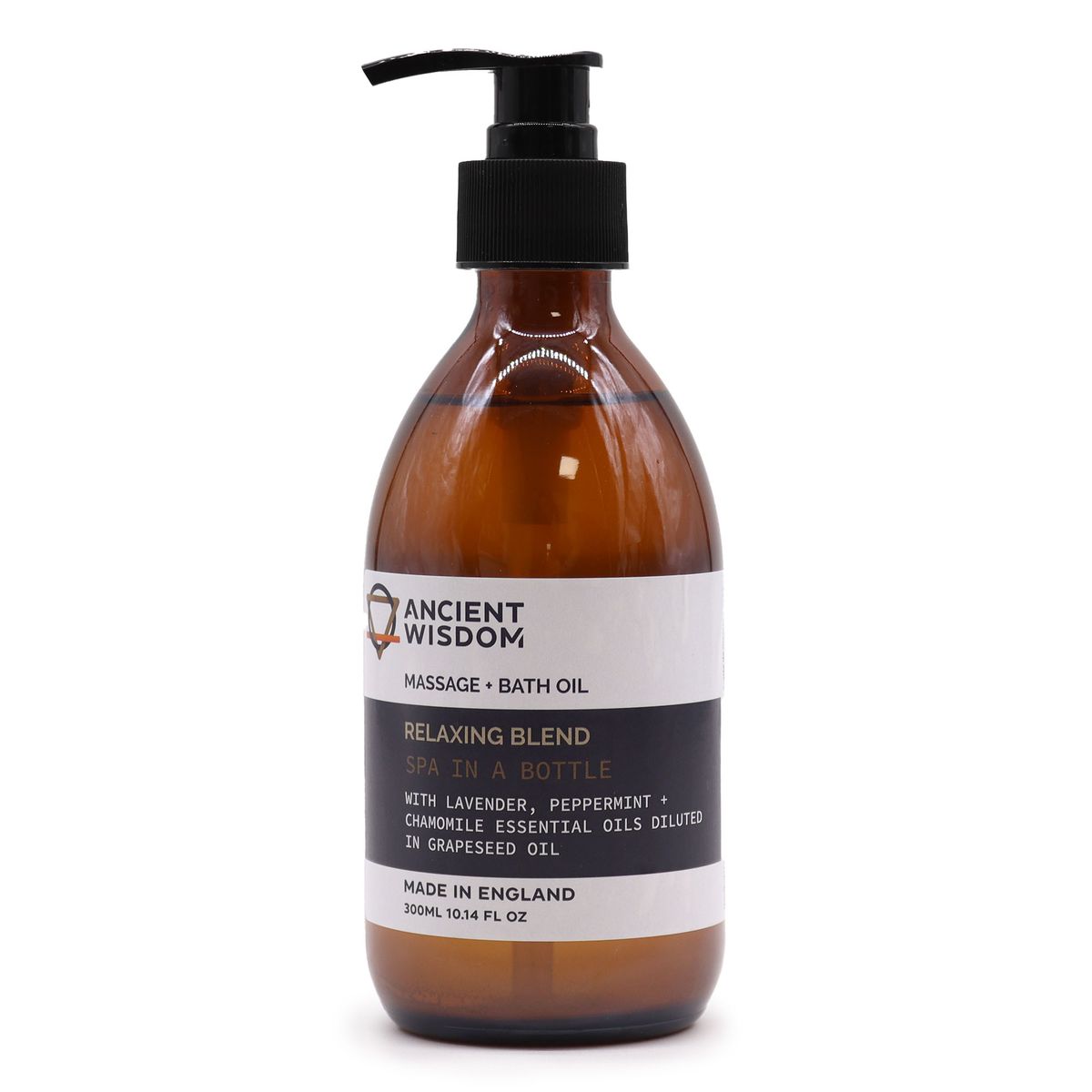 Aromatherapy Massage & Bath Oil – Relaxing, 300ml