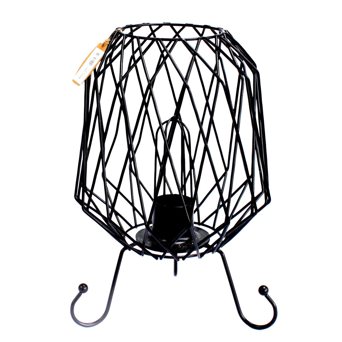 Mesh Industrial Iron Salt Lamp with Cable and Bulb