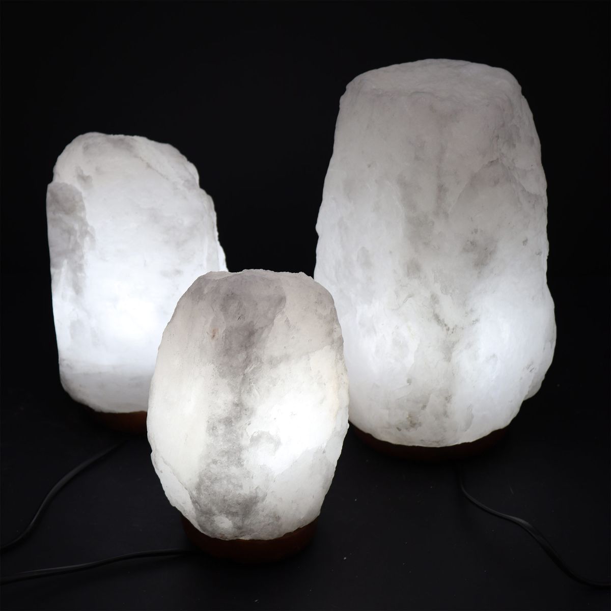 Crystal Rock Himalayan Salt Lamp with Base – 8–10kg