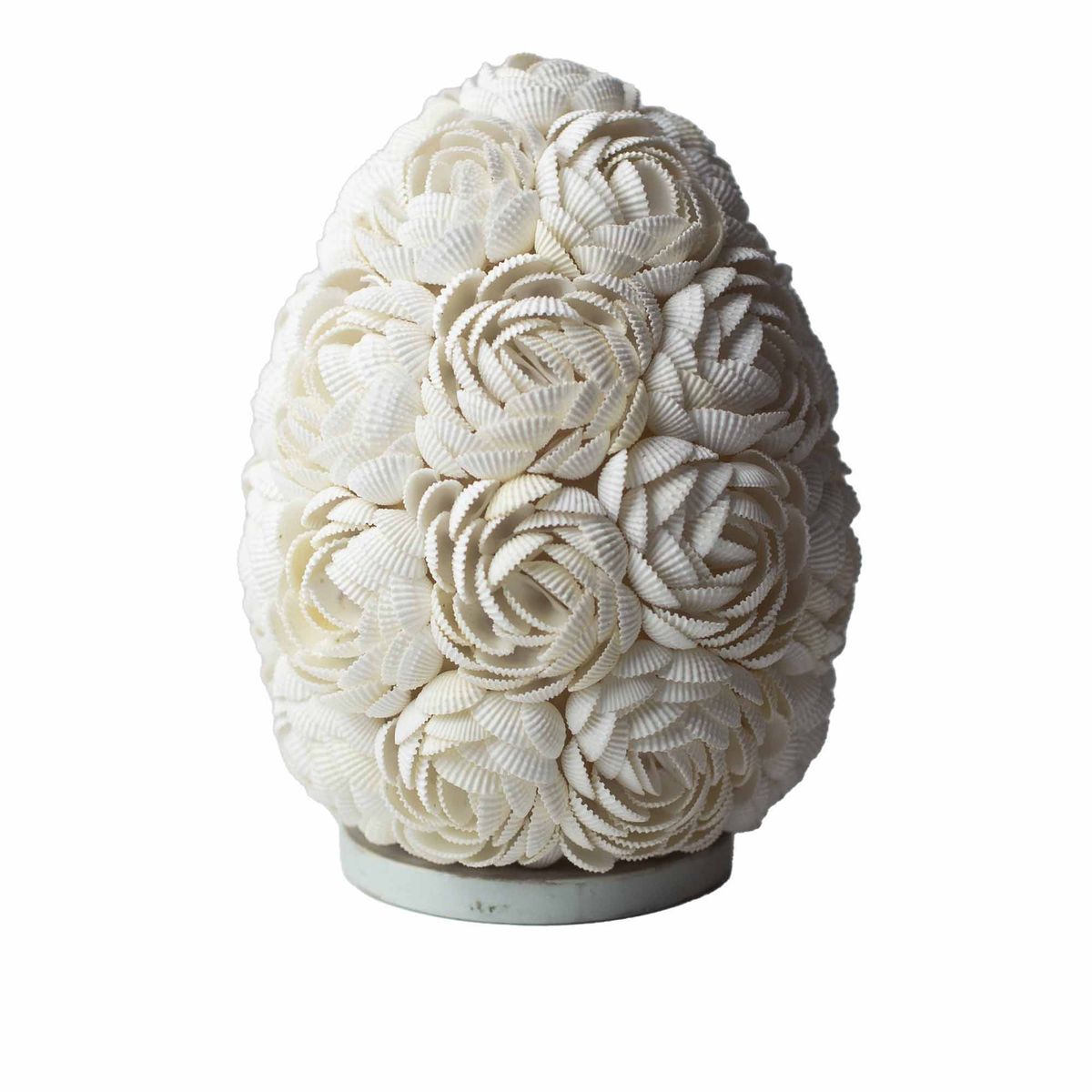 Boho Sea Shell Lamp – Rose Oval, 20cm