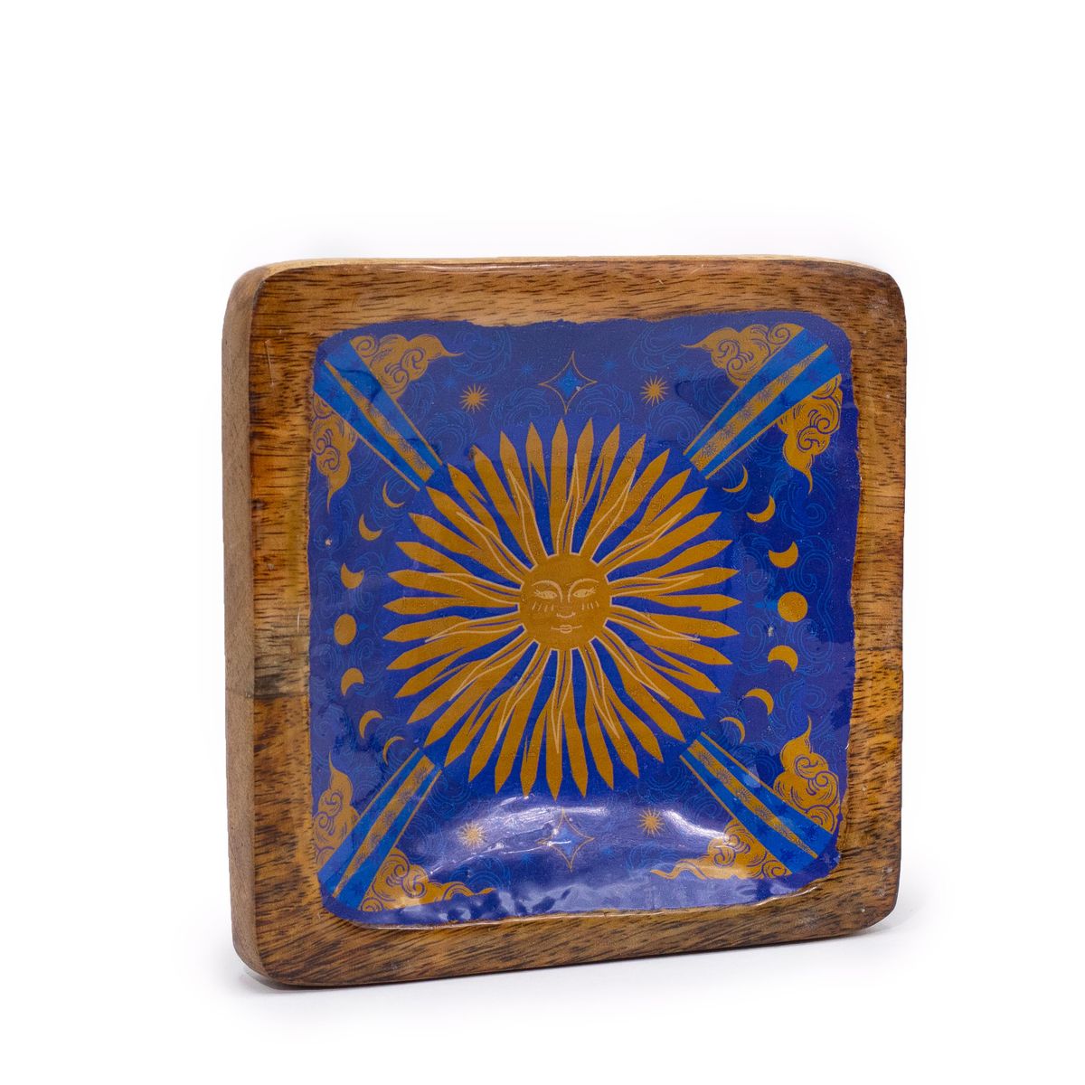 Hop Hare Big Enamelled Square Trinket Tray – The Sun