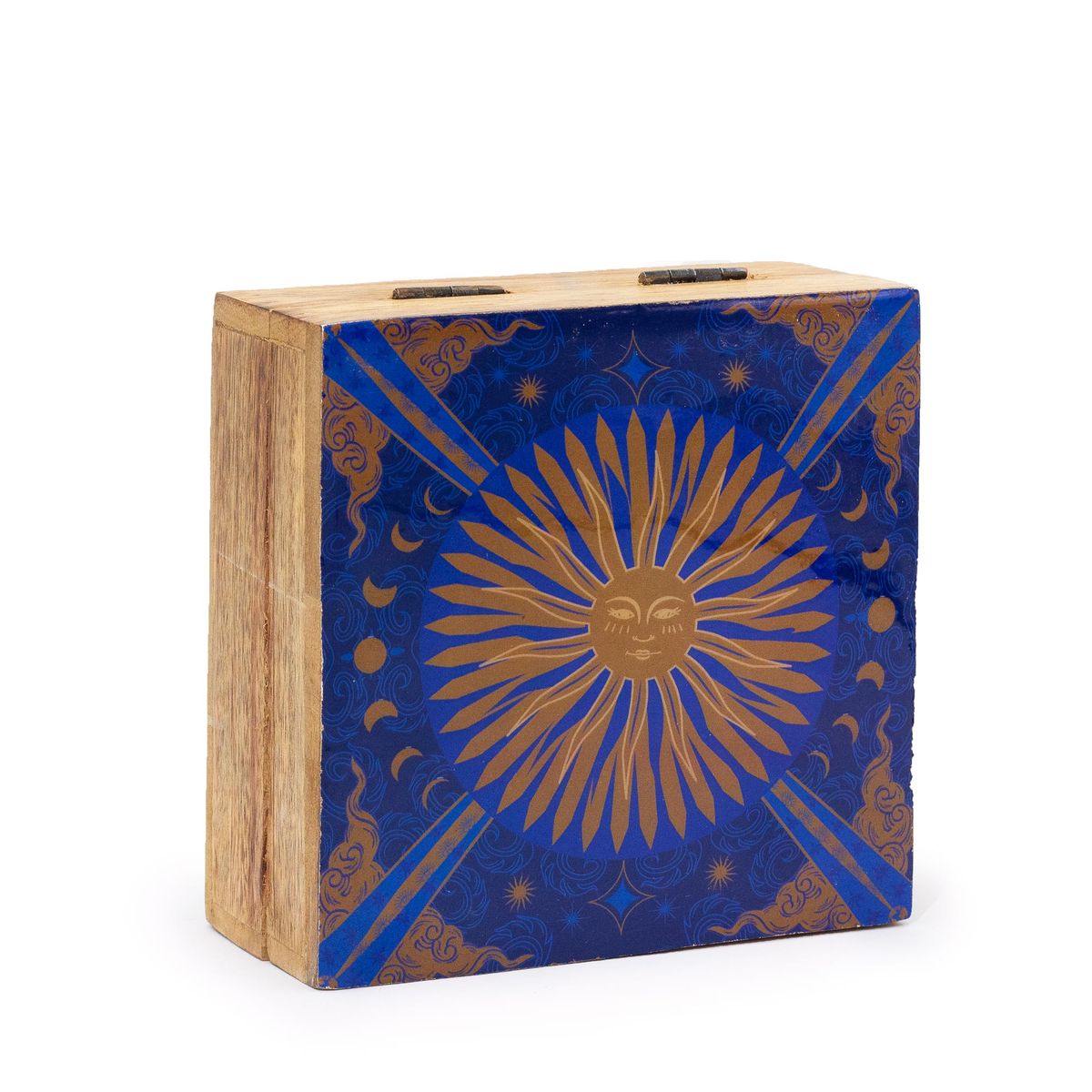 Hop Hare Medium Enamelled Square Box – The Sun