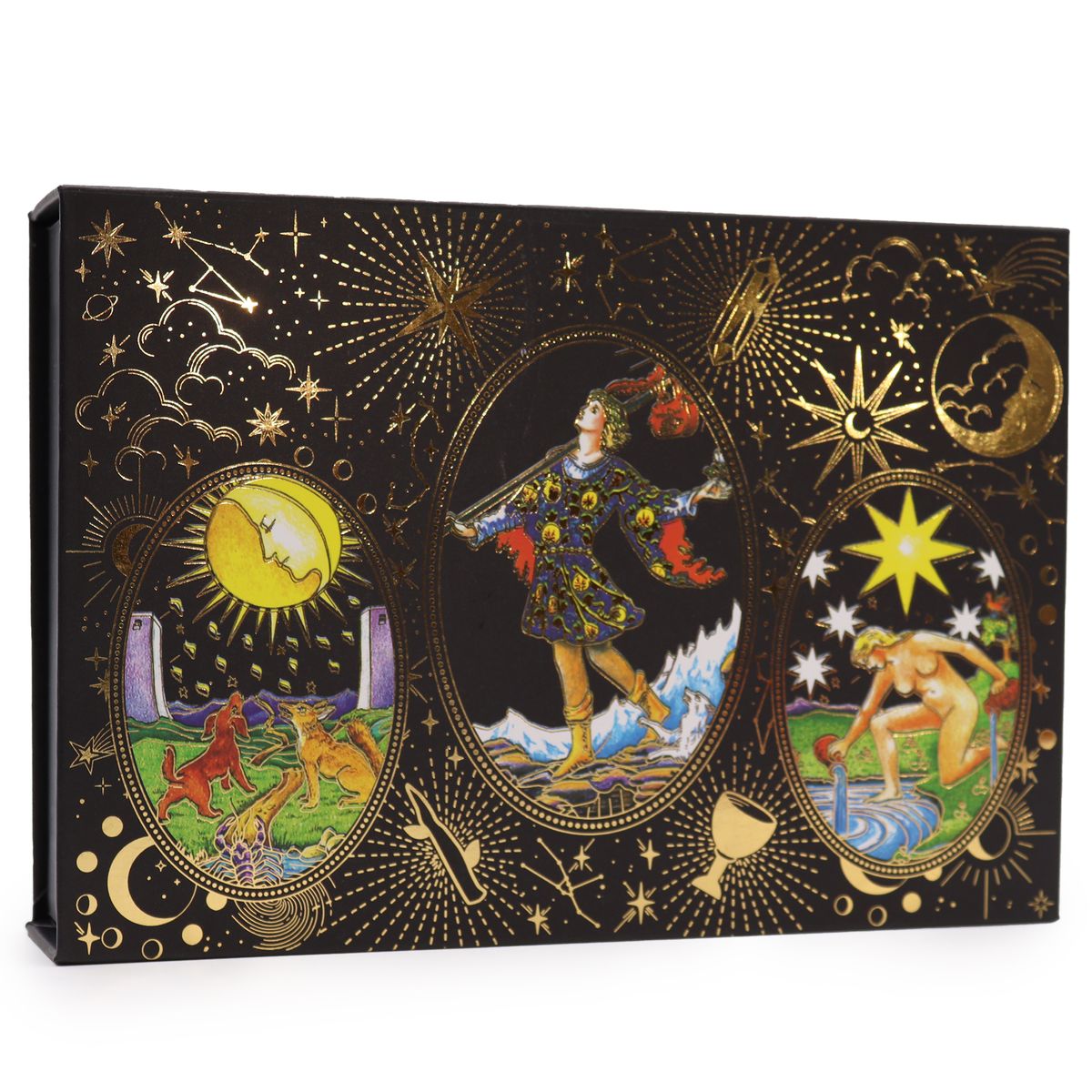 Let the Magic Begin Gold Foil Tarot – Gift Set