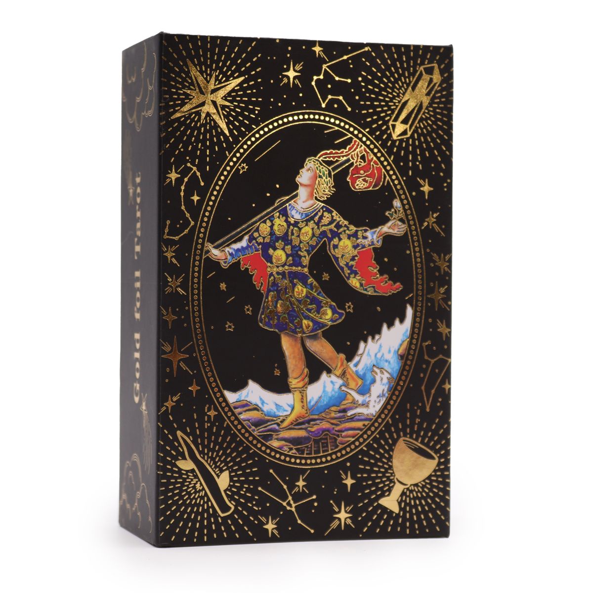 Let the Magic Begin Gold Foil Tarot – Gift Box