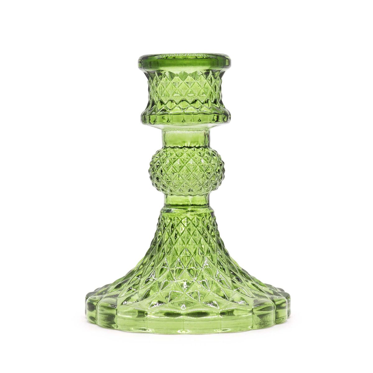 Vintage Dinner Candle Holder – Garden Jade