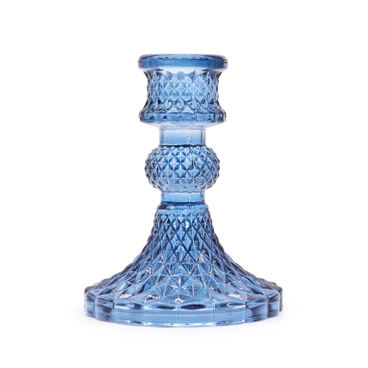 Vintage Dinner Candle Holder – Royal Blue