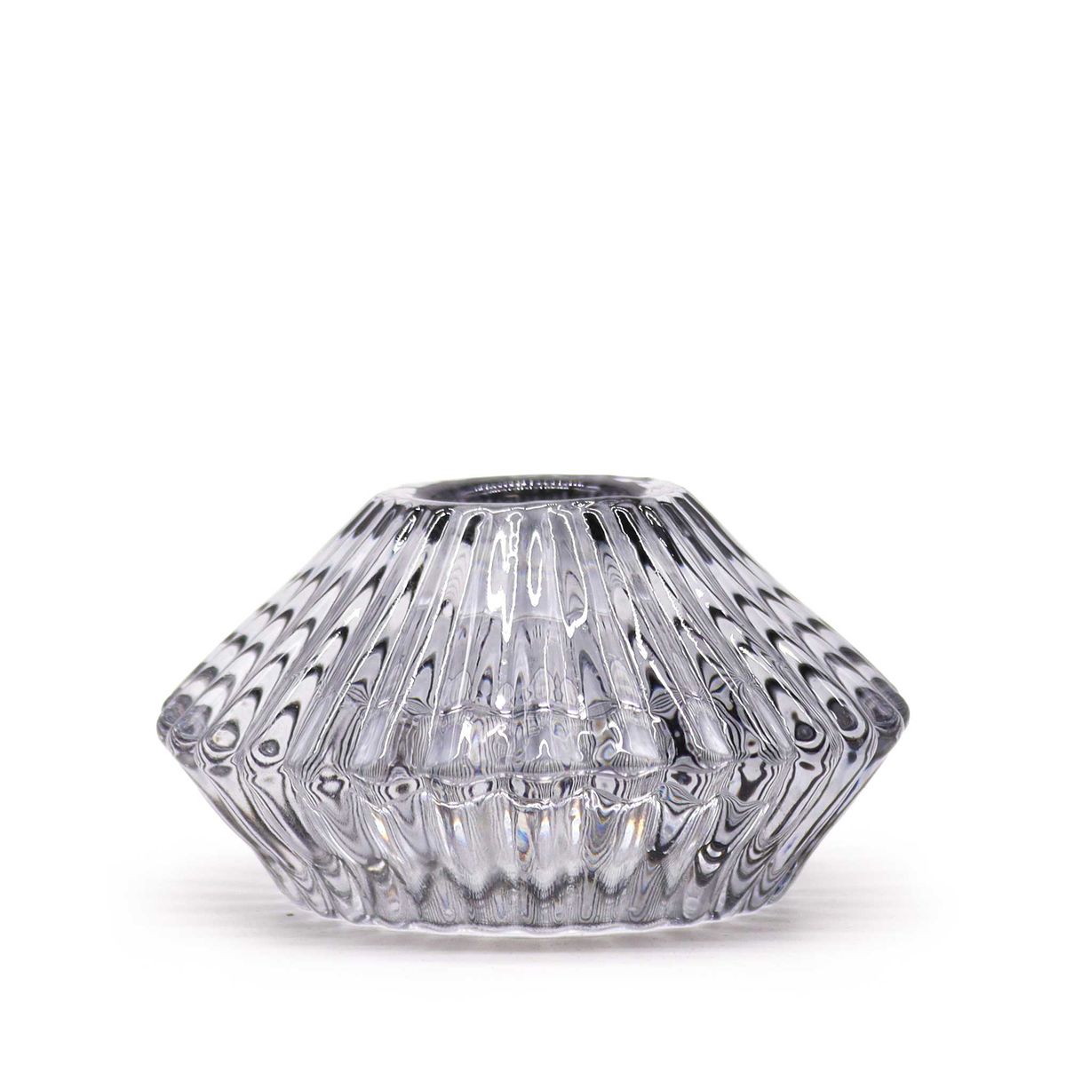 Flower Flip Dinner Candle & Tealight Holder – Midnight Grey