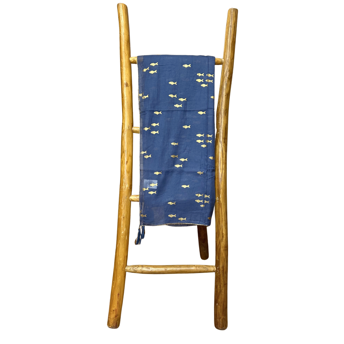 Nomad Sari Pareo Sarong – Sea Blue & Gold Fish Print