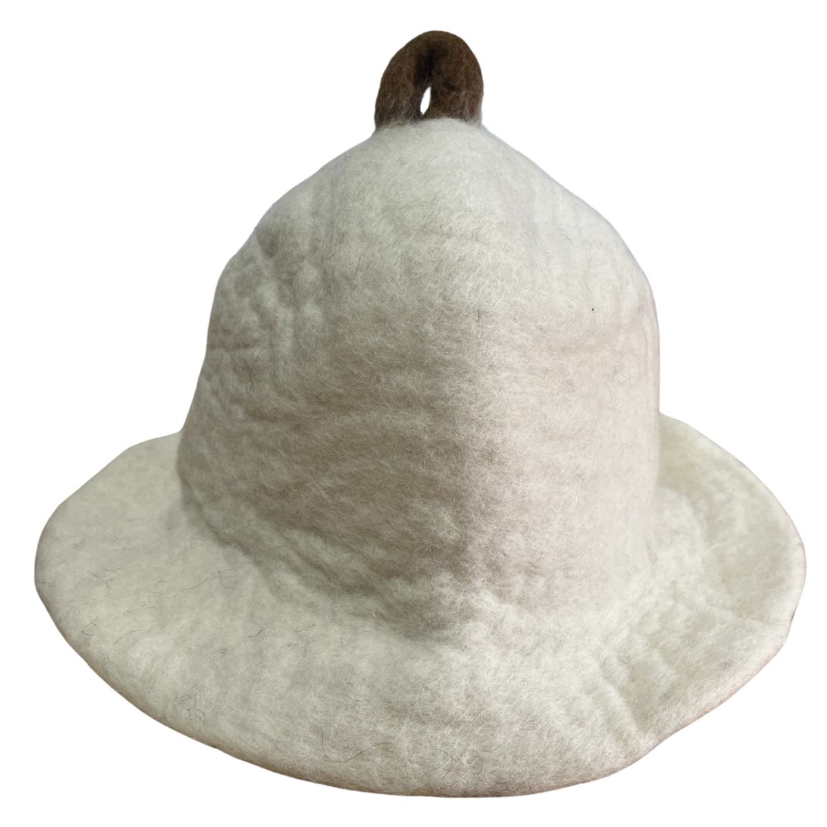 Felted Wool Sauna Hat – Natural