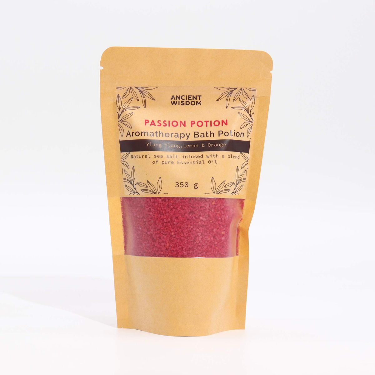 Aromatherapy Bath Potion in Kraft Bag – Passion, 350g