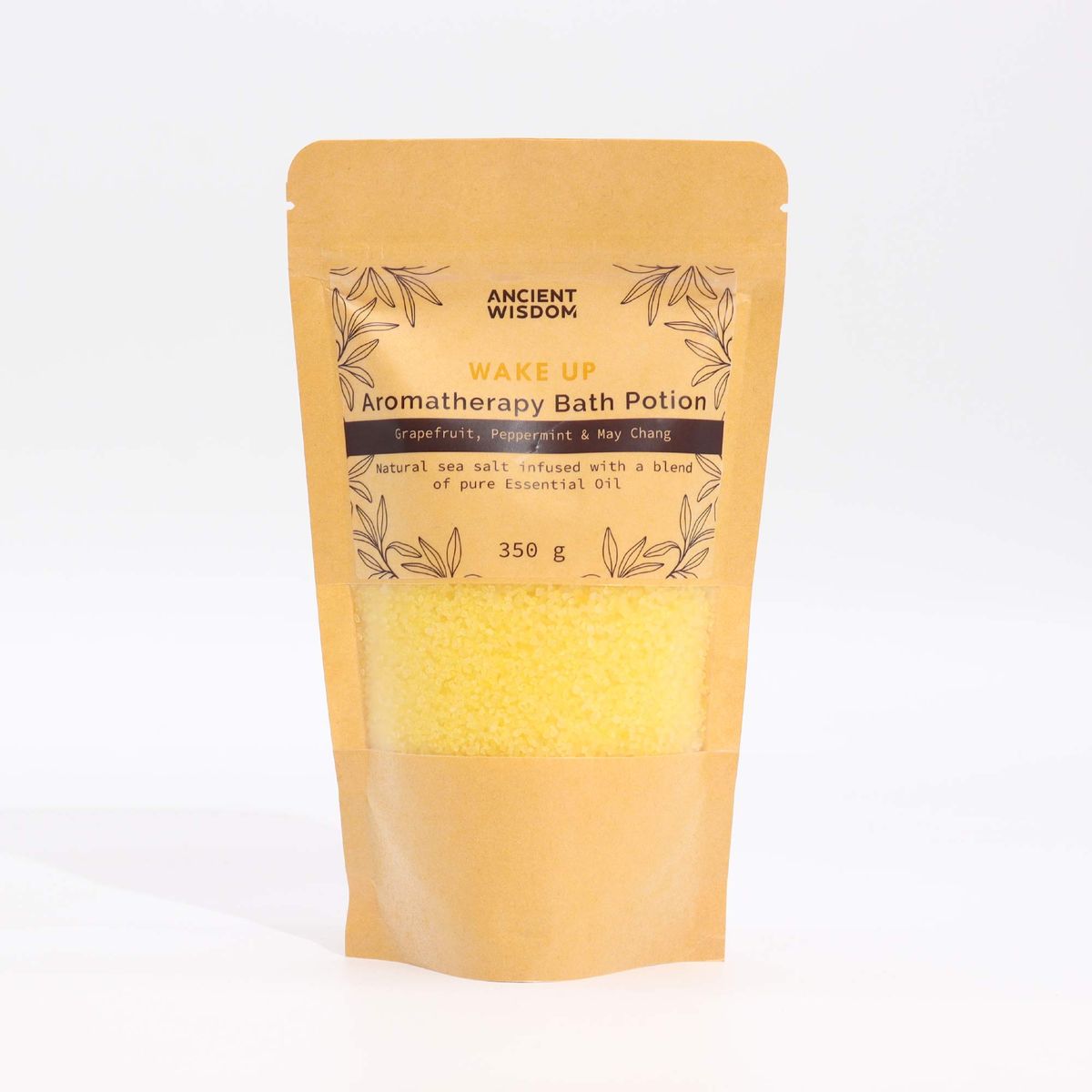 Aromatherapy Bath Potion in Kraft Bag – Wake Up, 350g