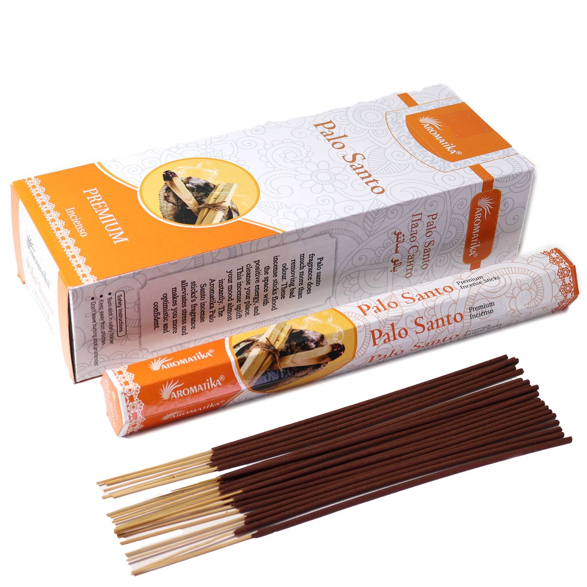 Aromatika Charcoal-Free Hex Incense Sticks – Palo Santo