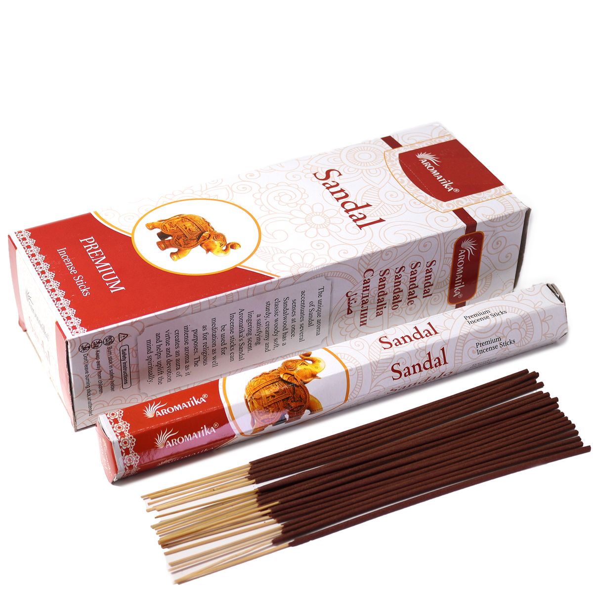 Aromatika Charcoal-Free Hex Incense Sticks – Sandalwood