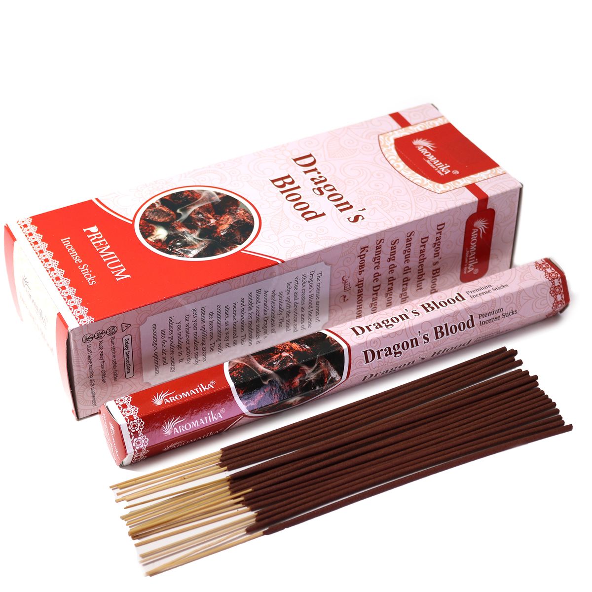 Aromatika Charcoal-Free Hex Incense Sticks – Dragon's Blood