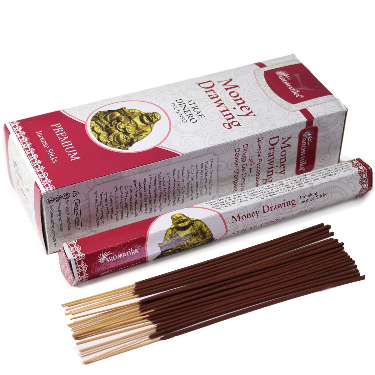 Aromatika Charcoal-Free Hex Incense Sticks – Money Drawing