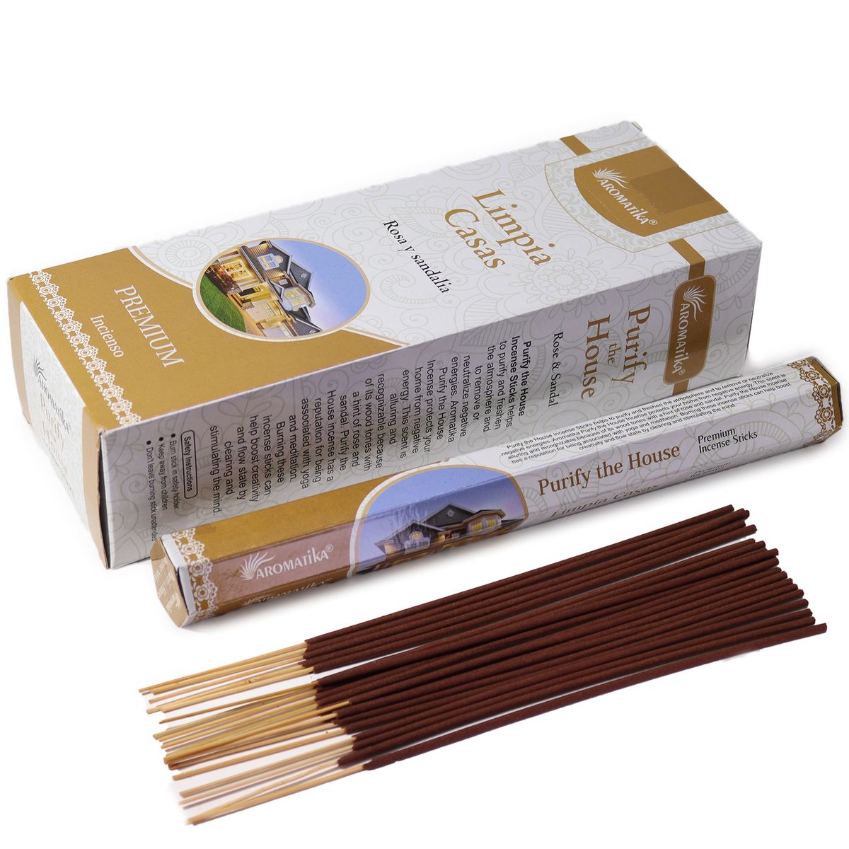 Aromatika Charcoal-Free Hex Incense Sticks – Purify the House