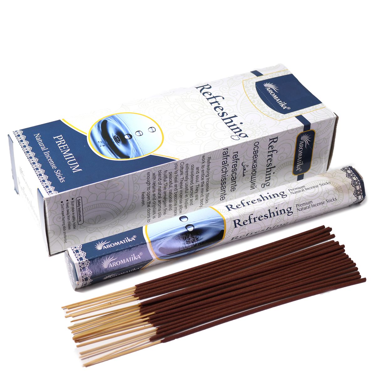 Aromatika Charcoal-Free Hex Incense Sticks – Refreshing
