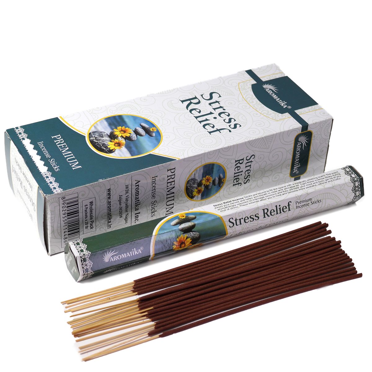 Aromatika Charcoal-Free Hex Incense Sticks – Calm
