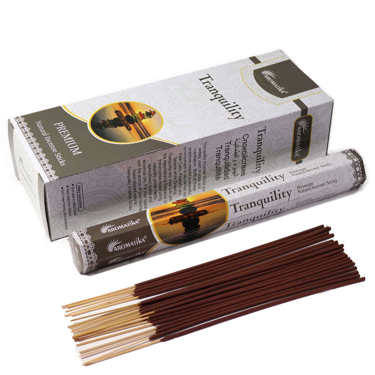 Aromatika Charcoal-Free Hex Incense Sticks – Tranquility