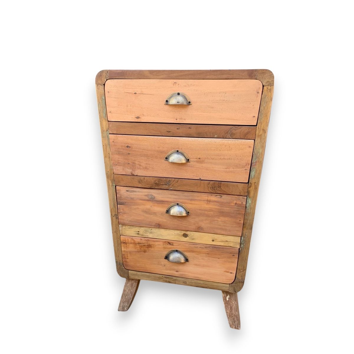 Recycled Wood Chest of 4 Drawers