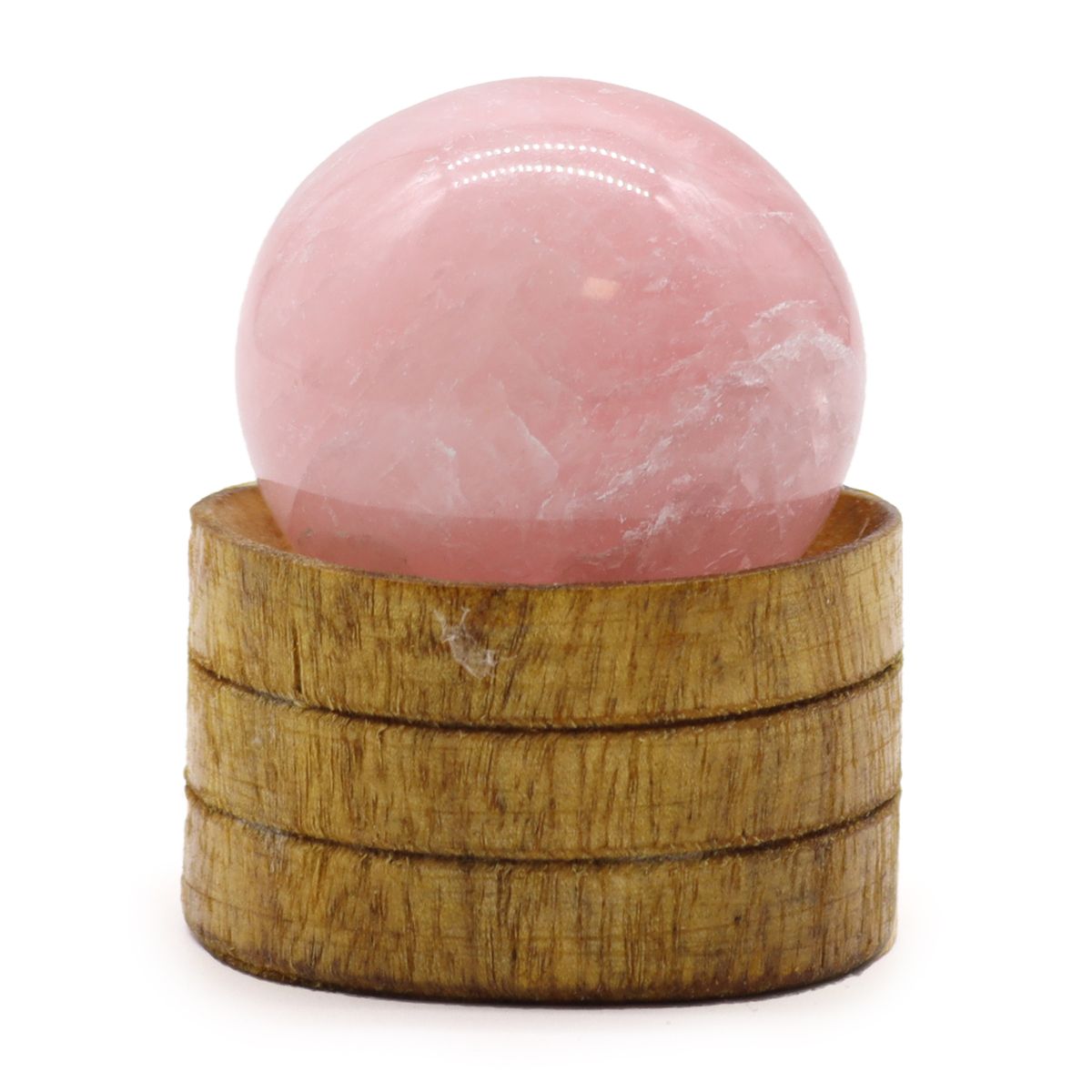 Rose Quartz Sphere with Stand – 40mm