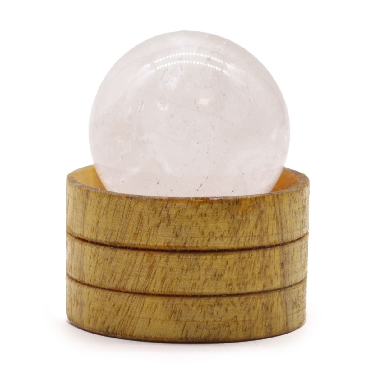 Clear Quartz Sphere with Stand – 40mm