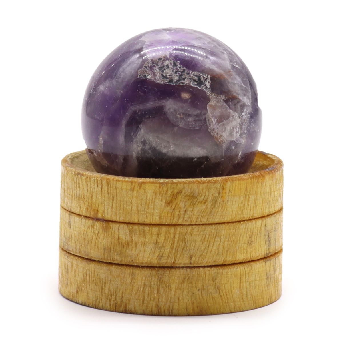 African Amethyst Sphere with Stand – 40mm