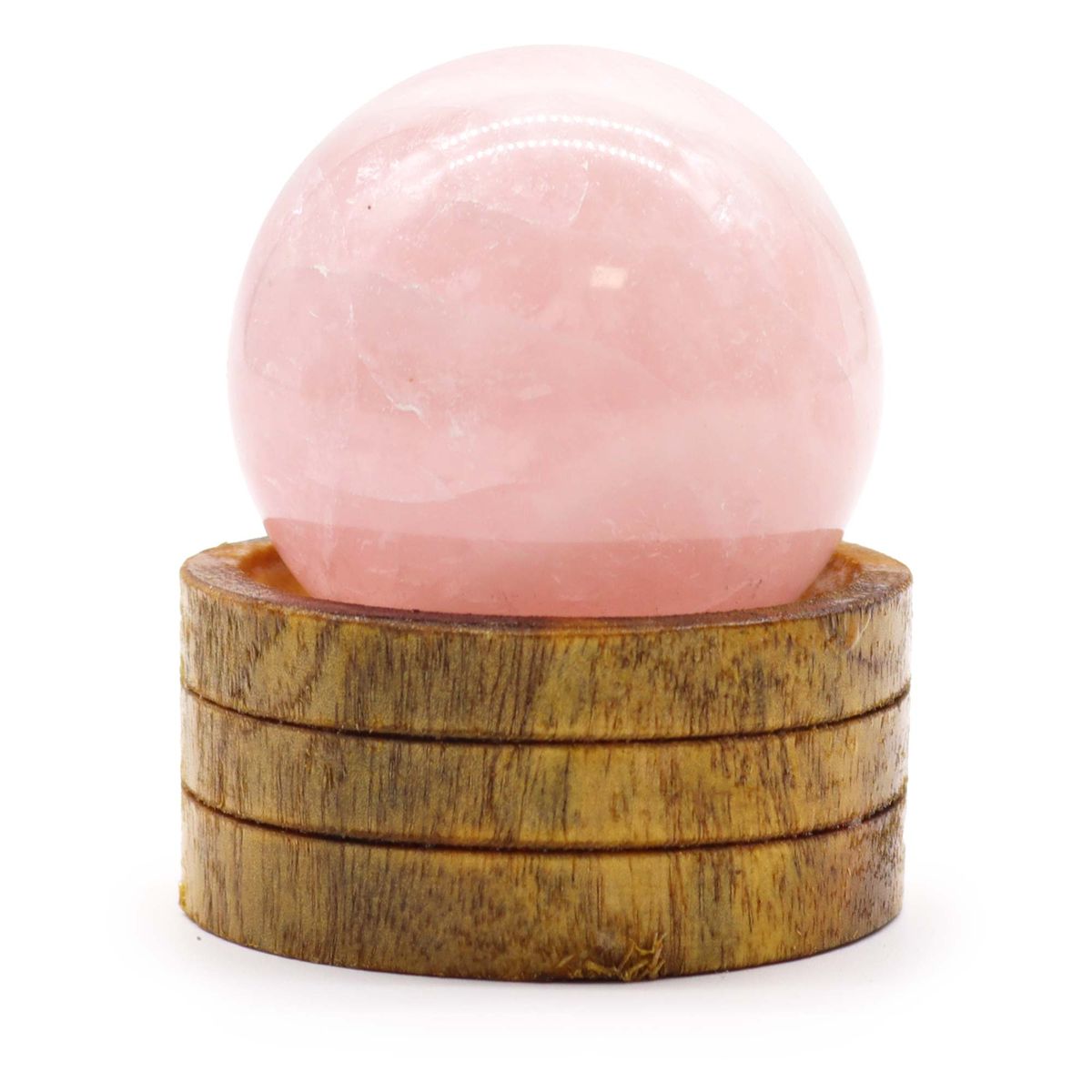 Rose Quartz Sphere with Stand – 50mm