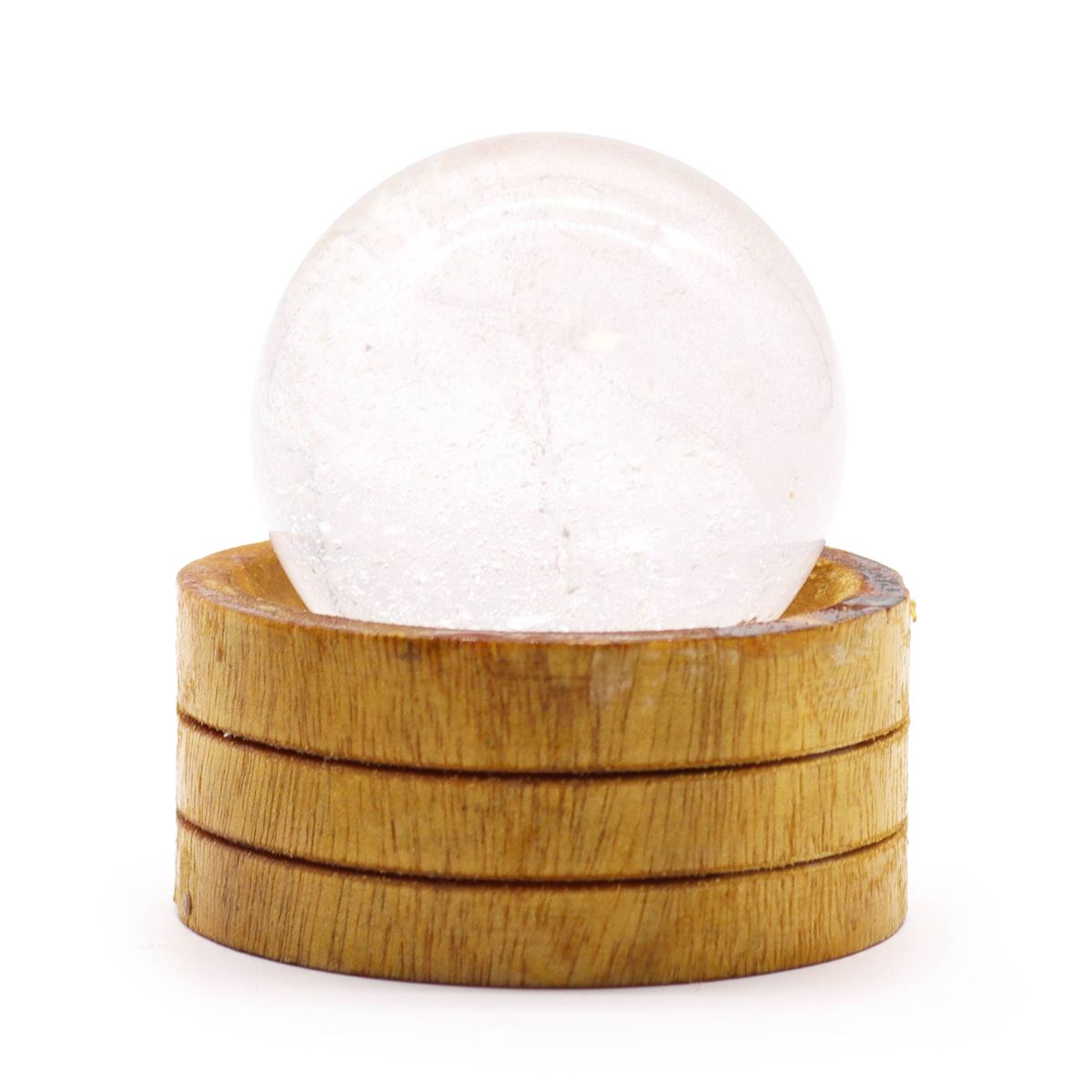 Clear Quartz Sphere with Stand – 50mm