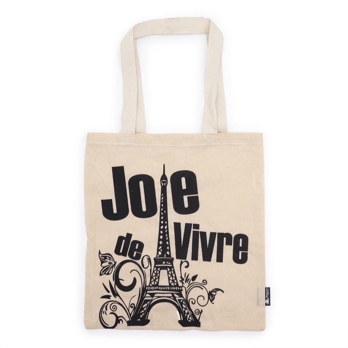 Iconic Basic Tote Bag – Joie de Vivre, Natural
