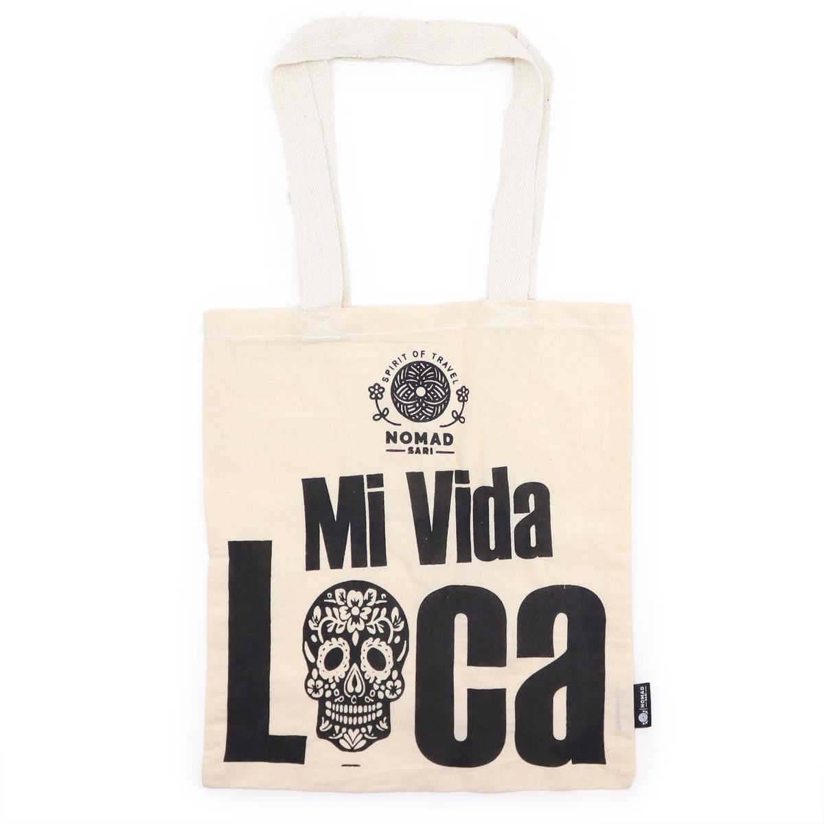Iconic Basic Tote Bag – Mi Vida Loca, Natural