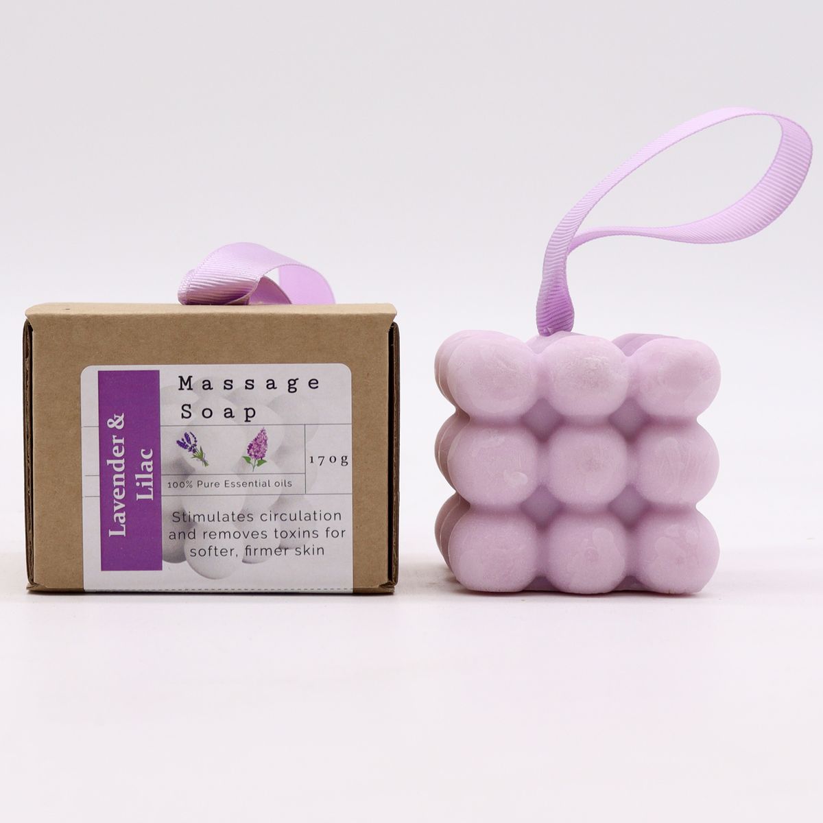 Boxed Massage Soap – Lavender & Lilac