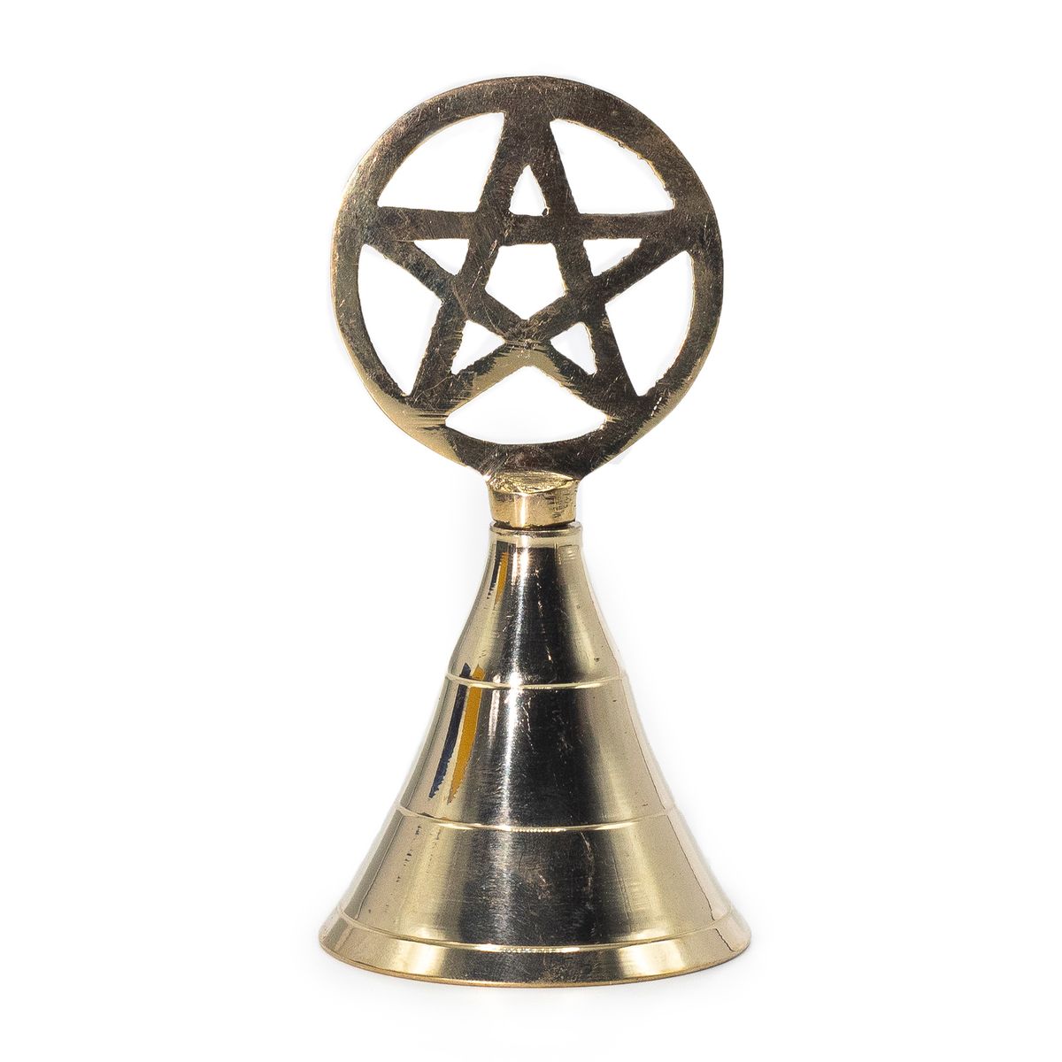 Brass Altar Bell – Pentagram