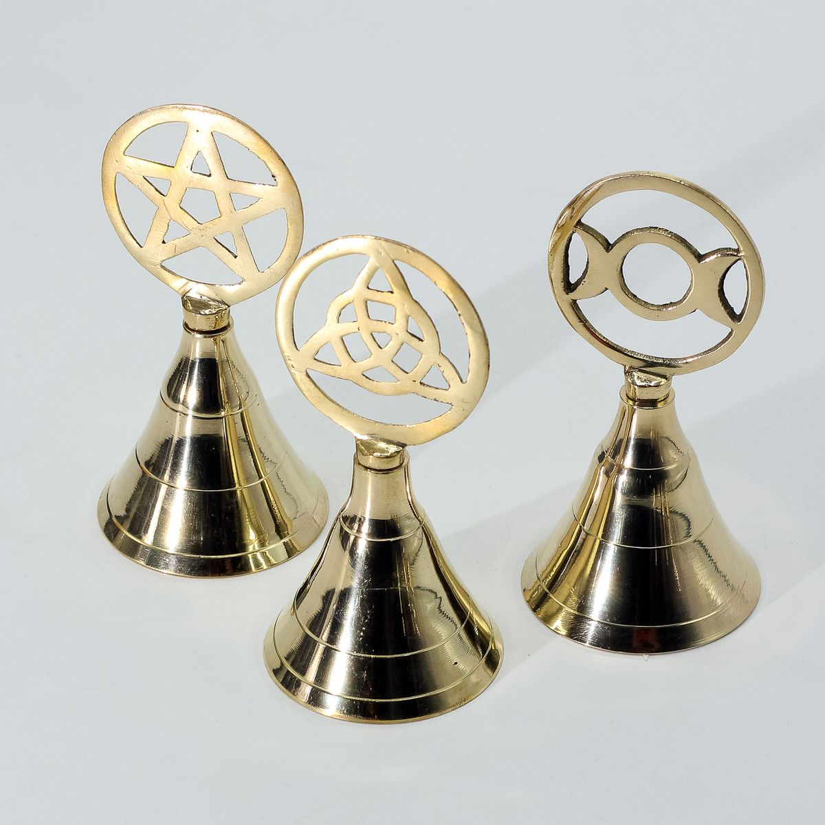 Brass Altar Bell – Triquetra
