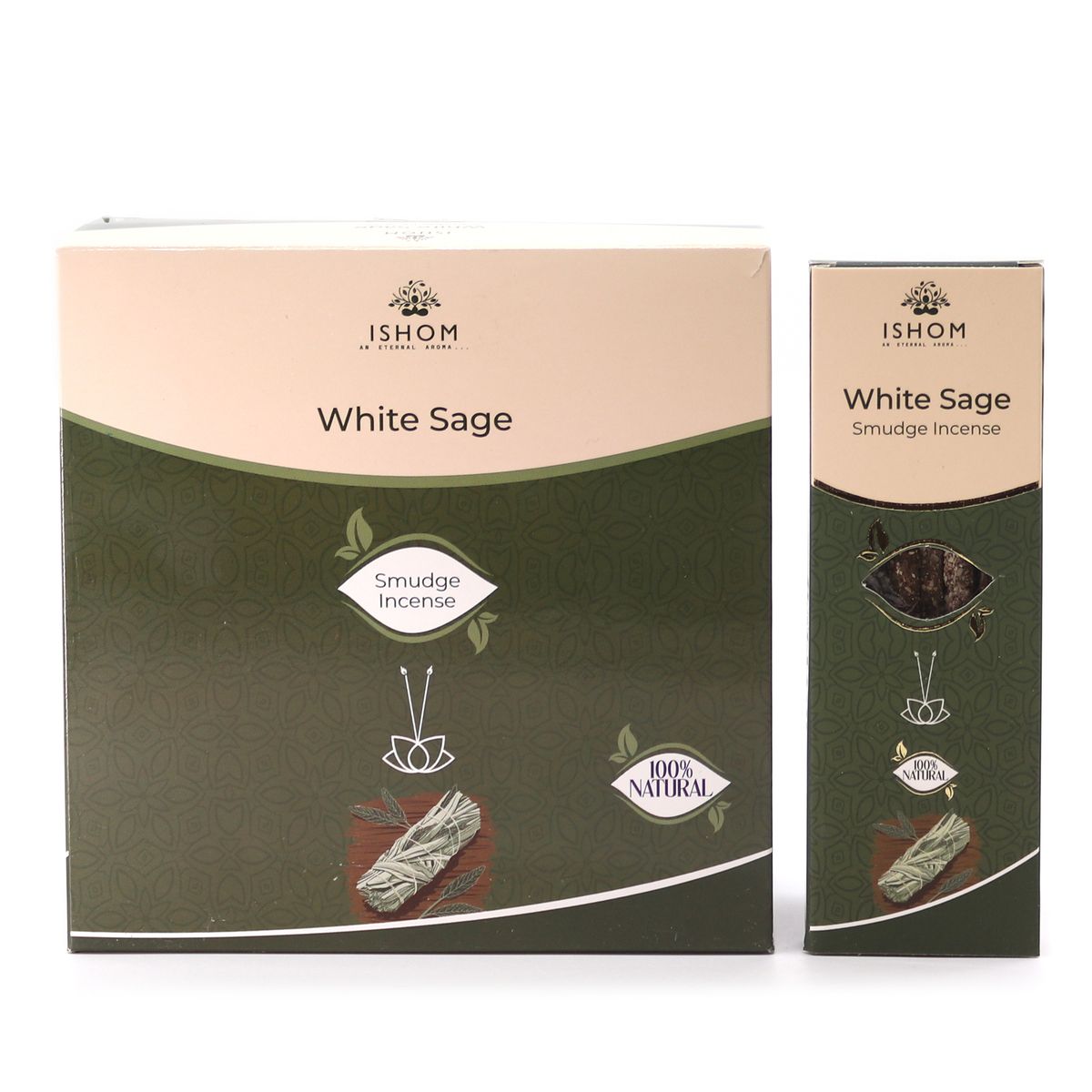 Ishom Smudge Incense Sticks – White Sage